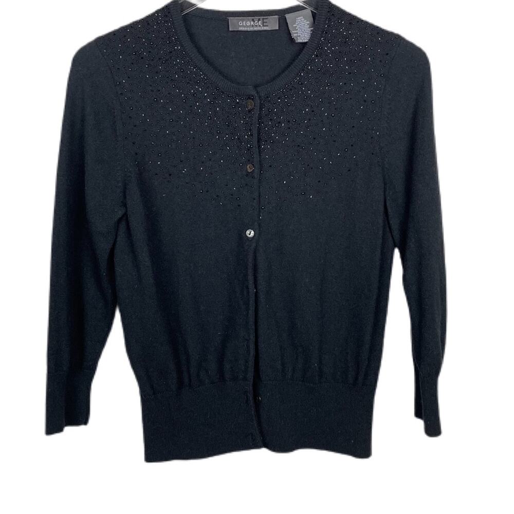 Vintage 90s George Me Festive Cardigan Sz M